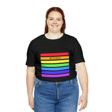 Load image into Gallery viewer, Bitcoin Rainbow TShirt
