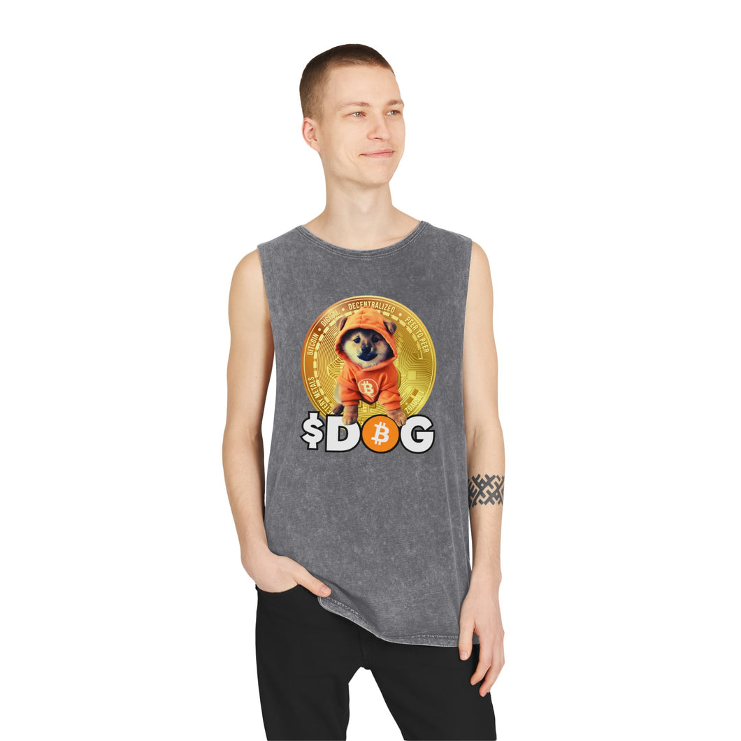 $DOG Unisex Stonewash Tank Top