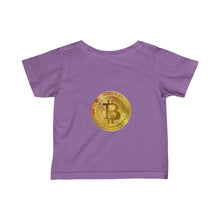 Load image into Gallery viewer, Bitcoin Barb Infant Fine Jersey Tee
