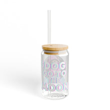 Load image into Gallery viewer, $DOG Pink Sipper Glass, 16oz
