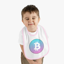 Load image into Gallery viewer, Cotton Candy Bitcoin Baby Bib
