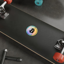 Load image into Gallery viewer, Bitcoin Holographic Die-cut Stickers
