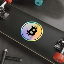 Load image into Gallery viewer, Bitcoin Holographic Die-cut Stickers
