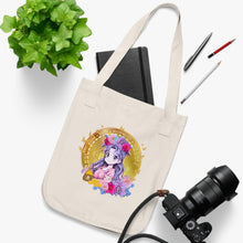 Load image into Gallery viewer, Bitcoin Flowers Organic Canvas Tote Bag
