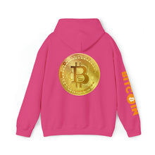 Load image into Gallery viewer, Peace, Love, Bitcoin Hoodie
