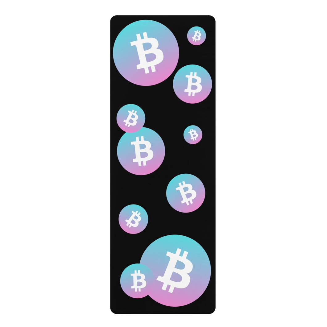 Bitcoin Cotton Candy Yoga Mat