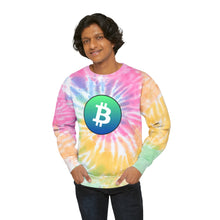 Load image into Gallery viewer, Bitcoin Rainbow Tie-Dye Sweatshirt
