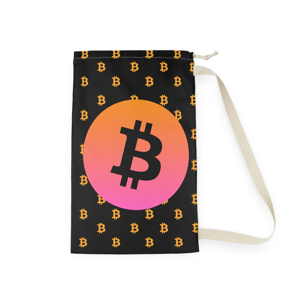 Bitcoin Sunrise Laundry Bag