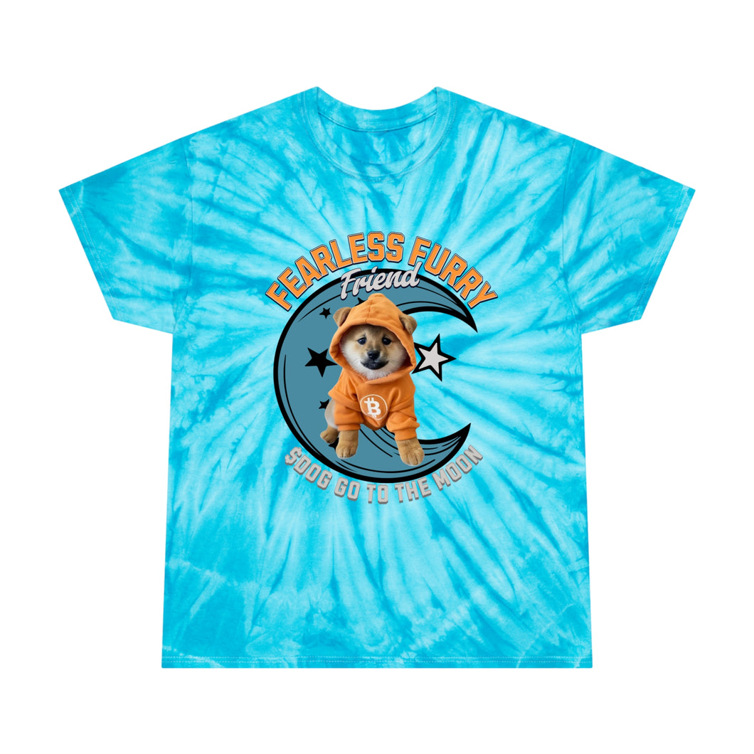 Fearless Friend $DOG Tie-Dye Tee, Cyclone