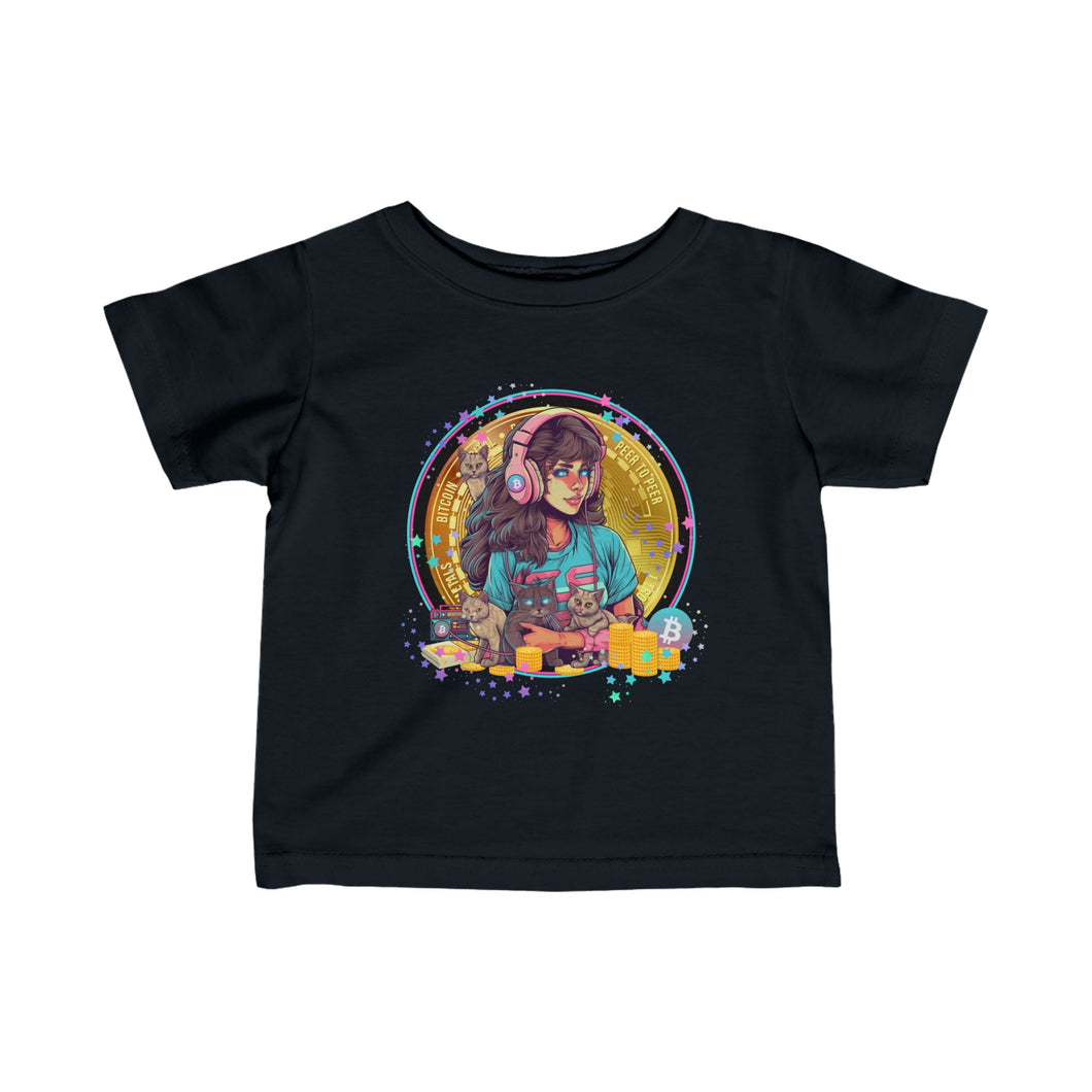 Bitcoin Barb Infant Fine Jersey Tee