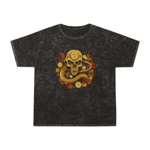 Load image into Gallery viewer, Bitcoin Skull Mineral Wash T-Shirt
