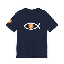 Load image into Gallery viewer, Bitcoin is Blessed: Bitcoin Jesus Fish
