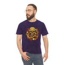 Load image into Gallery viewer, Bitcoin Skull Mineral Wash T-Shirt
