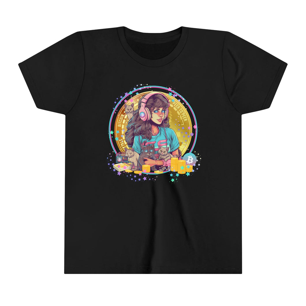 Bitcoin Barb Youth Short Sleeve Tee