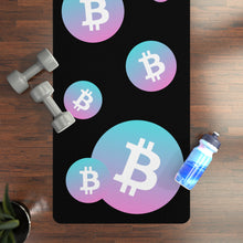 Load image into Gallery viewer, Bitcoin Cotton Candy Yoga Mat
