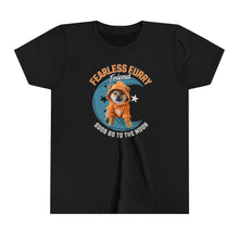 Load image into Gallery viewer, Fearless furry Friend $DOG Youth Short Sleeve Tee
