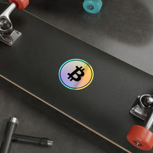 Load image into Gallery viewer, Bitcoin Holographic Die-cut Stickers
