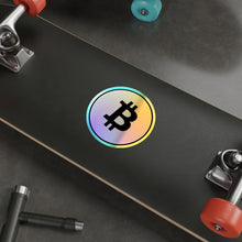 Load image into Gallery viewer, Bitcoin Holographic Die-cut Stickers
