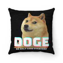 Load image into Gallery viewer, DOGE Faux Suede Square Pillow
