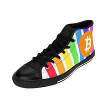 Load image into Gallery viewer, Rainbow Bitcoin High Tops
