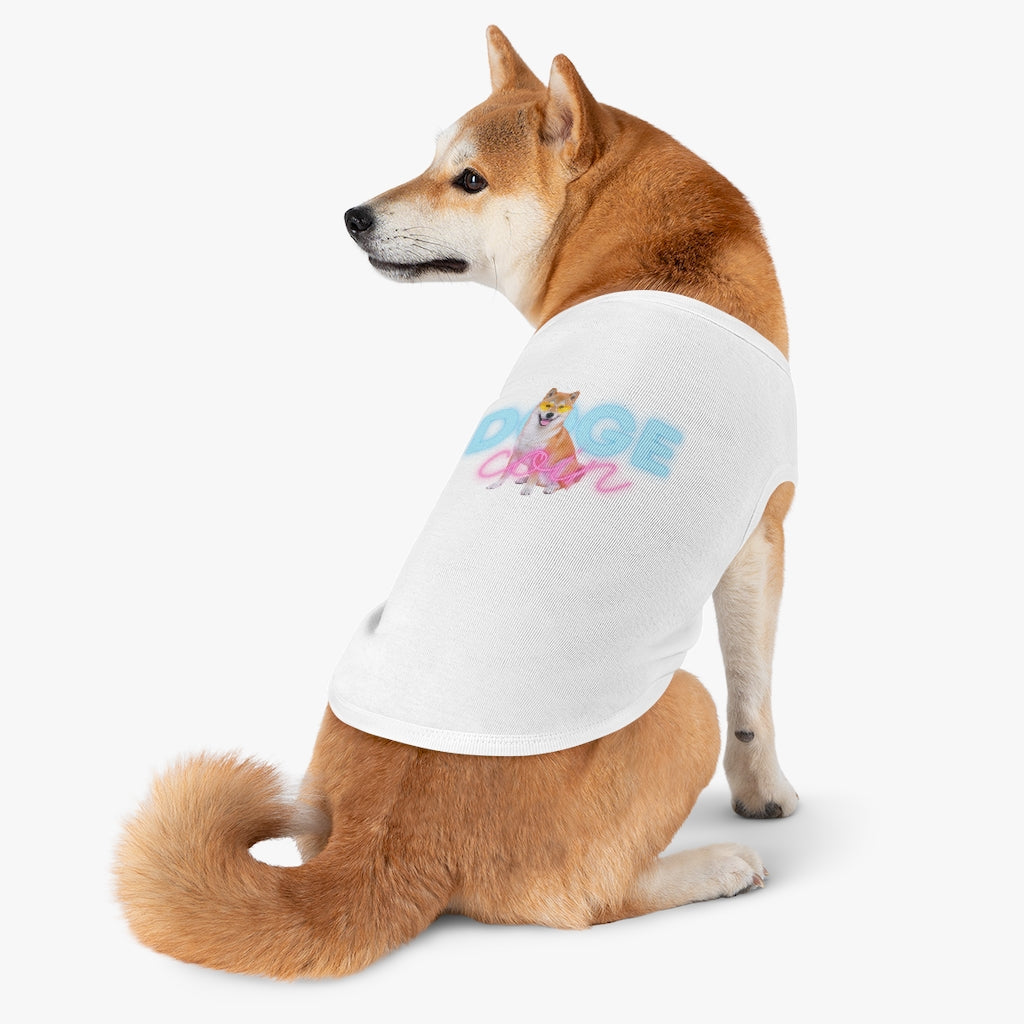 Pink Dogecoin Puppy Tank